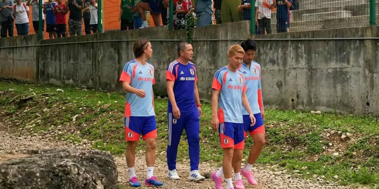 Perdebatan Kondisi Lapangan Latihan Timnas Jepang Di Indonesia