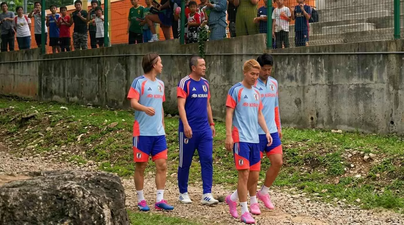 Perdebatan Kondisi Lapangan Latihan Timnas Jepang Di Indonesia